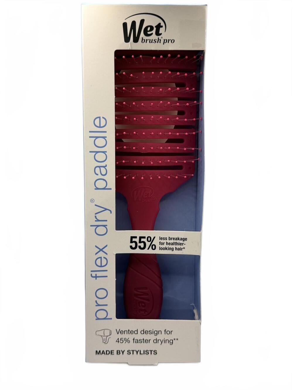 Wet Brush Pro Flex Dry Paddle Detangler Pink Frost